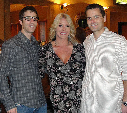 Heather poses with Brook and Forrest Schaaf of Schaaf Consulting